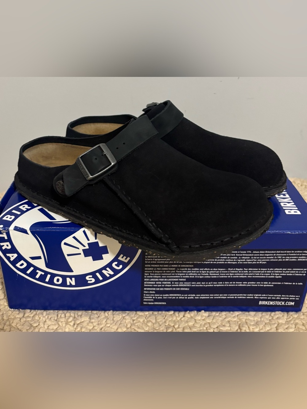 Birkenstock Premium Suede Lutry Clog